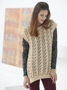 Free Knitting Pattern: Fan Lace Tunic