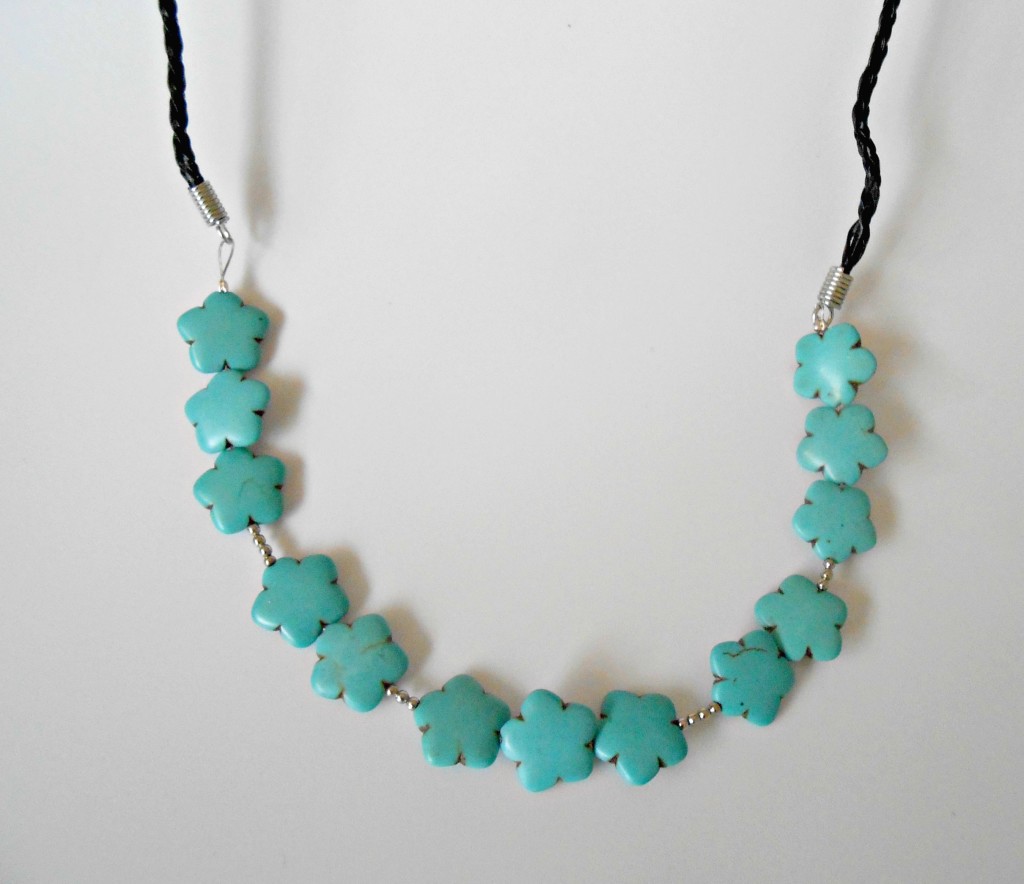 DIY Turquoise Statement Necklace