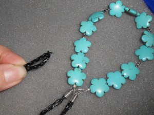 DIY Turquoise Statement Necklace {tutorial}