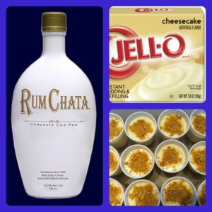 RumChata Cheesecake Pudding Shots Recipe