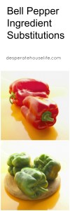 Bell Pepper Ingredient Substitutions